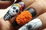 Lleva el Día de Muertos hasta en tus uñas, con estas ideas