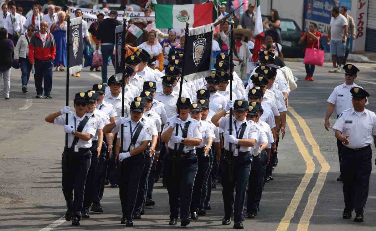 VIDEO Contingente de la Guardia Nacional llega en Metro para participar en el Desfile Cívico Militar 2024