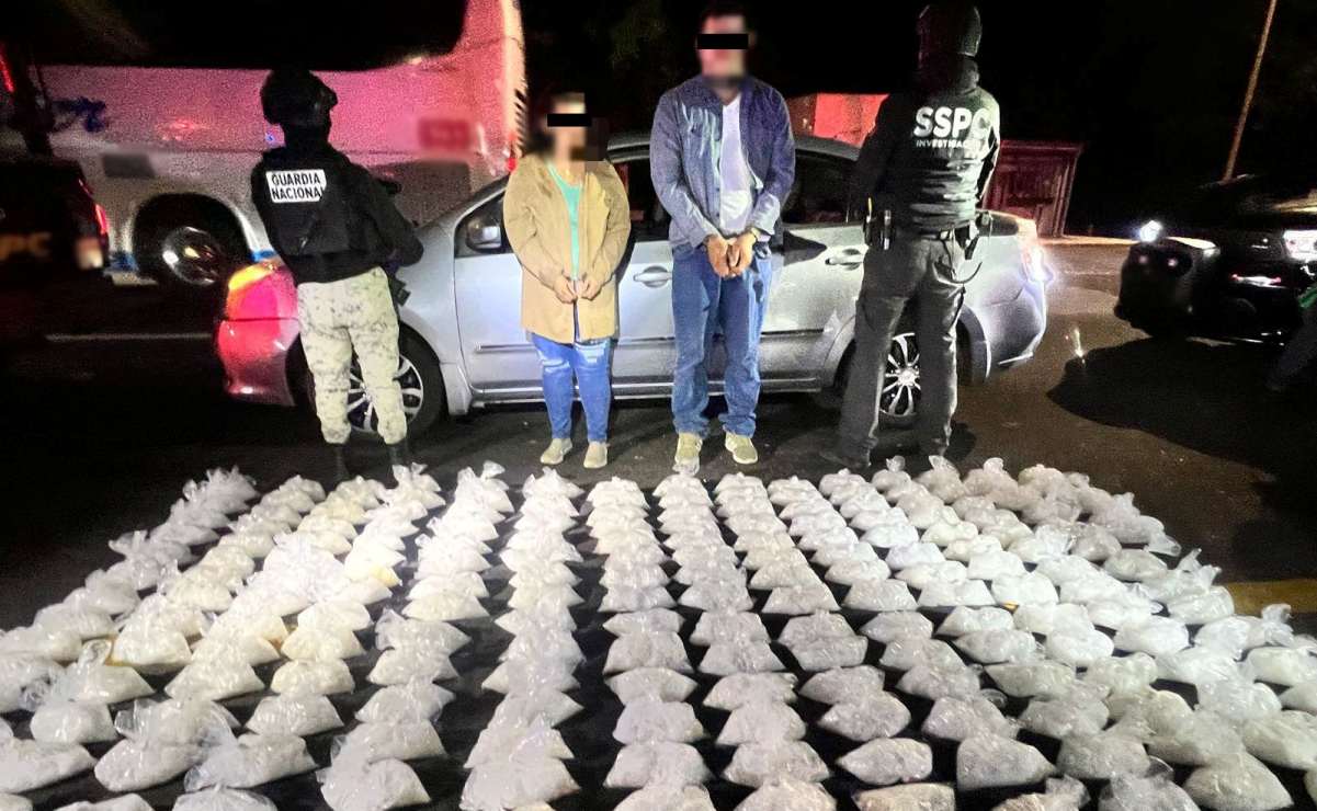 Detienen a 2 sujetos en Tamaulipas por transportar más de 700 kilos de metanfetamina; ocultaron la droga en cajas de tostadas