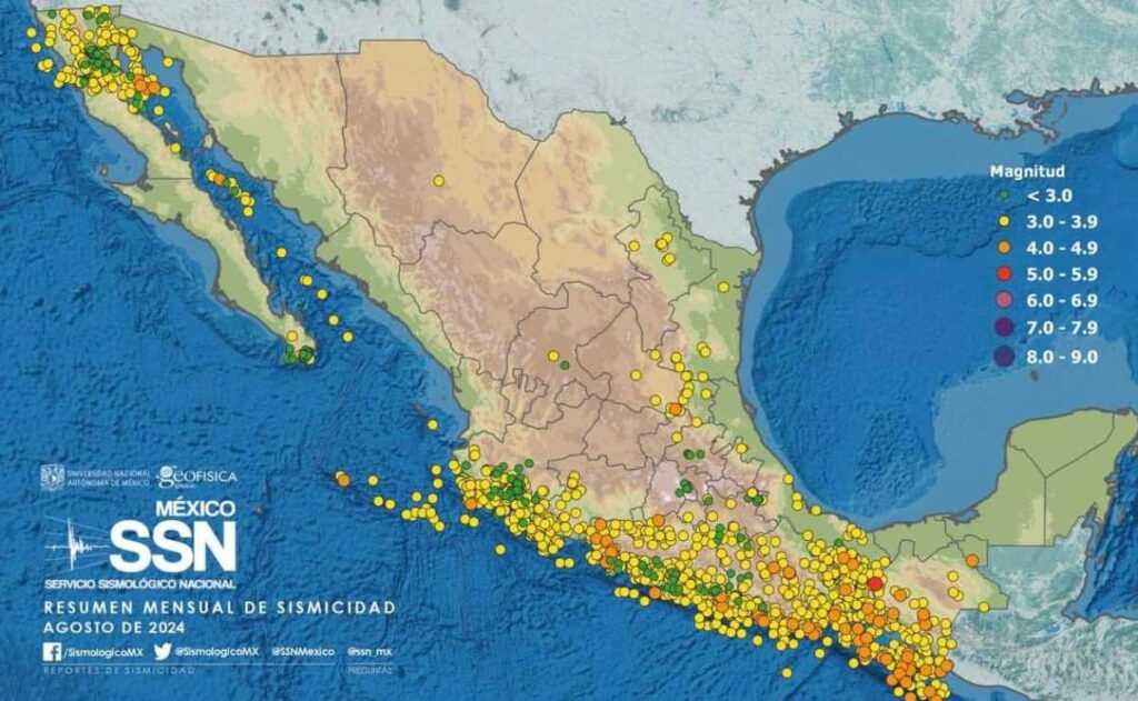 En promedio, un sismo cada 24 días este 2024: UNAM