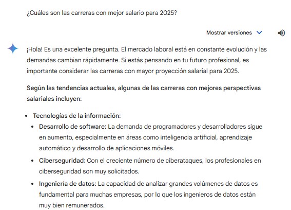 ¿Cuáles son las carreras con mejor salario para 2025?