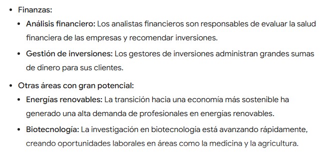 ¿Cuáles son las carreras con mejor salario para 2025?