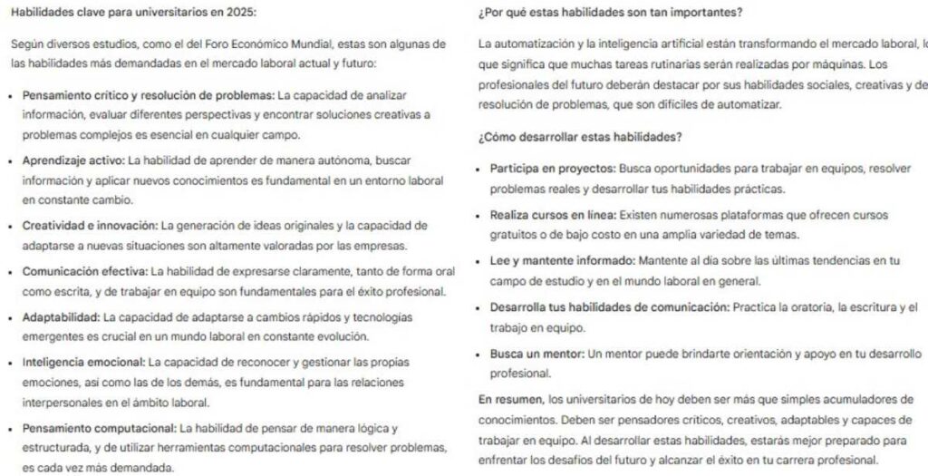 Te decimos cuáles son las habilidades que, de acuerdo con la IA, debes de dominar para destacar