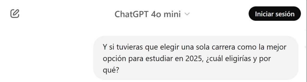 ChatGPT y Gemini nos dijeron cuál es la mejor carrera para estudiar en 2025.