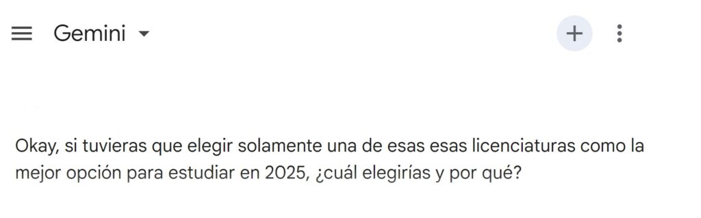 ChatGPT y Gemini nos dijeron cuál es la mejor carrera para estudiar en 2025.