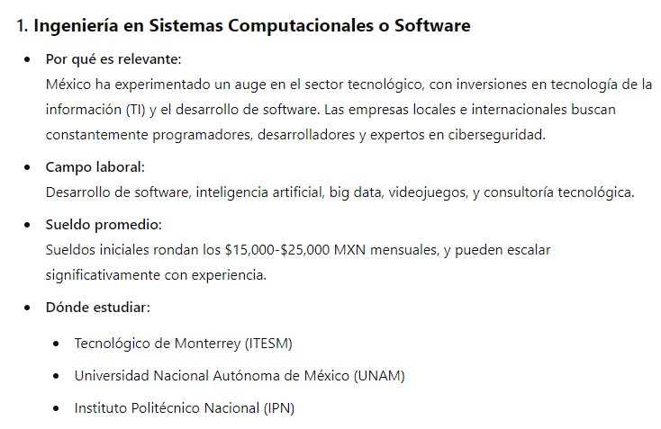 mejores ingenierías para estudiar en México