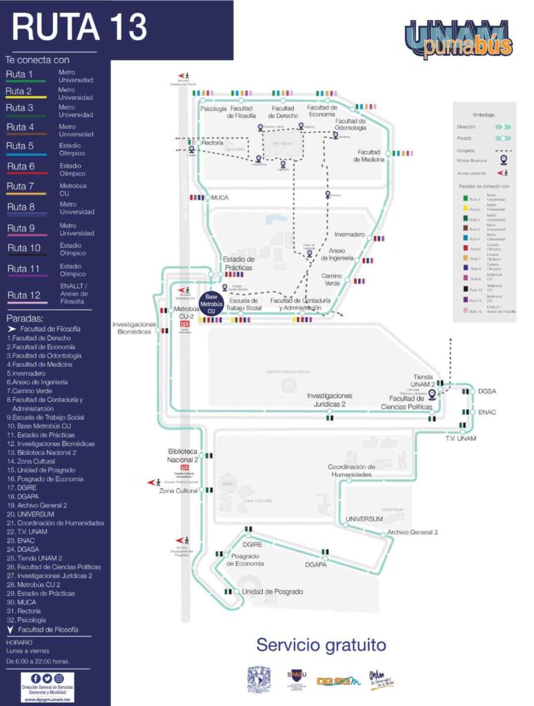 ¿Conoces el Pumabus? Las rutas del servicio de transporte de la UNAM pueden ayudarte a trasladarte más rápido.