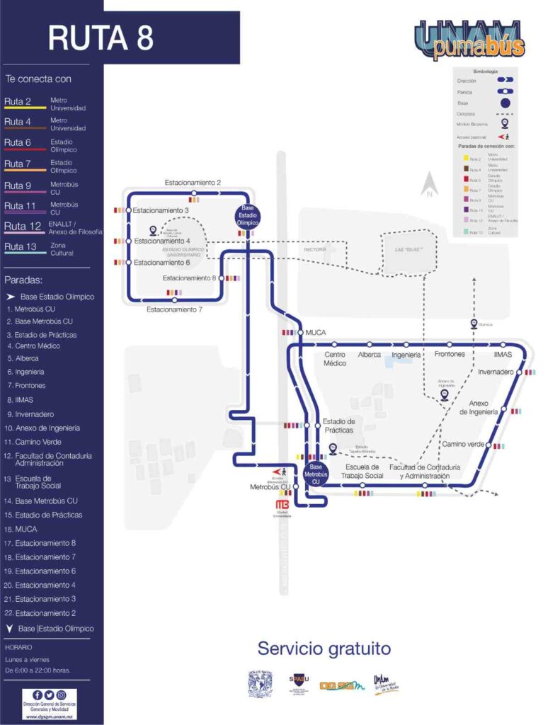 ¿Conoces el Pumabus? Las rutas del servicio de transporte de la UNAM pueden ayudarte a trasladarte más rápido.